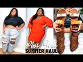 AFFORDABLE PLUS SIZE SUMMER TRY ON HAUL: Wide Width Sandals + Trying Nasty Gal, Fashion Nova & Asos