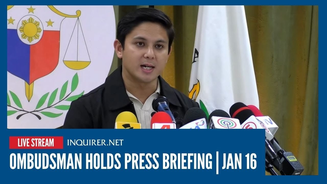 LIVE: Ombudsman holds press briefing | Jan 16