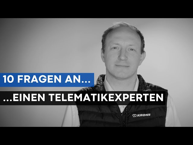 10 questions to a telematics expert. Today: Maximilian Birle. | KRONE TV