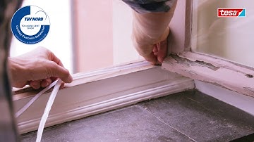 tesamoll® Premium Flexible Silicone Profile - stop draught and save energy