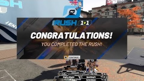 I Dominated The Rush 1v1 Event In NBA2k20 !!!!