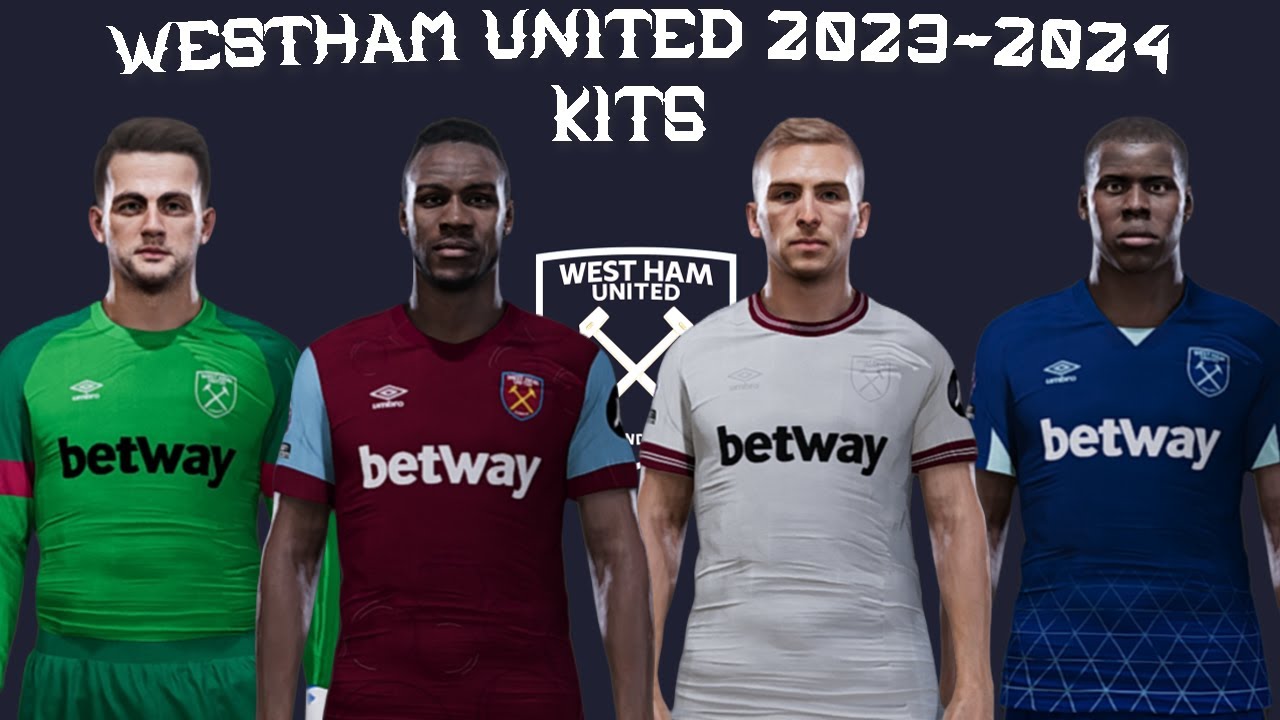 KIT] West Ham Utd 21-22 Home, Away & GKs x2 (kits by scottish carson). :  r/WEPES_Kits