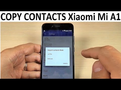 In this video tutorial i will show you how to copy the contacts from sim card phone memory on xiaomi mi a1 if don't have an google account your pho...