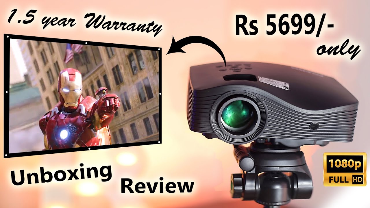 घर बनेगा सिनेमा हॉल 5,699 रुपए में Best Budget LED Projector For Home In India 2022 AGARO
