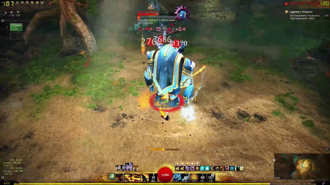 Gw2: [qT] FAStaff | 31.5k Realistic - YouTube