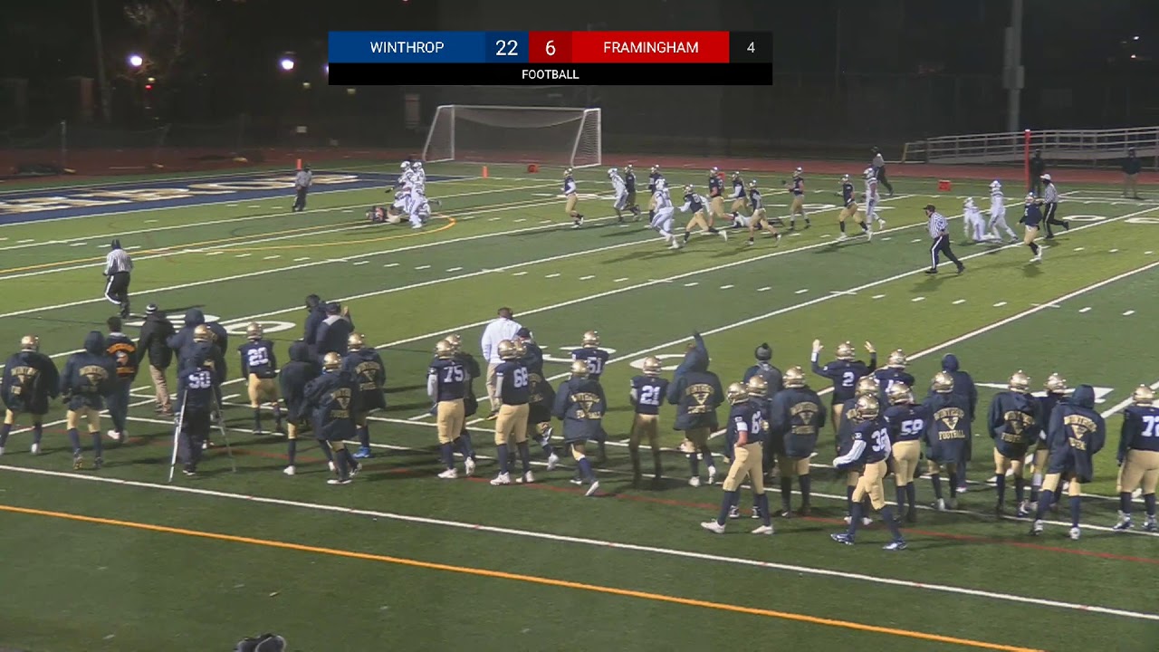 Winthrop v Framingham Football 4/1/21
