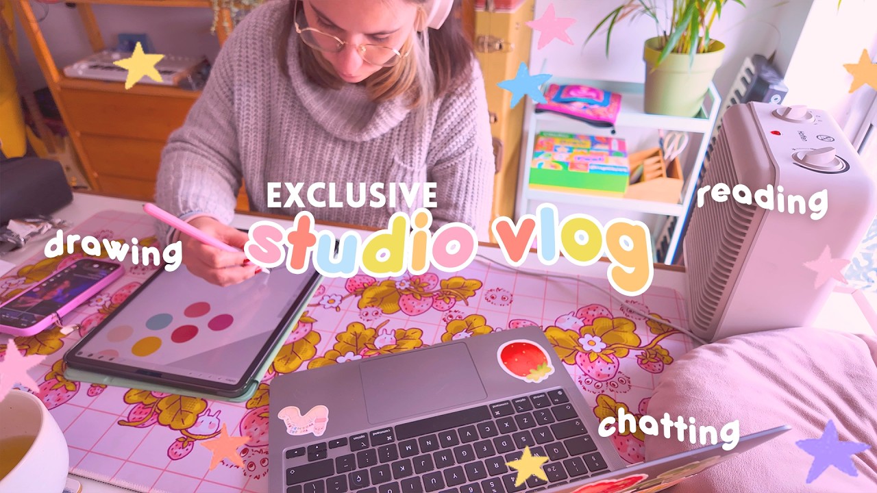 January's Exclusive video ✨ Drawing, reading and chatting!