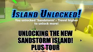 UNLOCKING THE NEW SANDSTORM AREA! Plus Tour Ninja Legends (ROBLOX) screenshot 3
