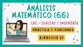 ✅ Análisis Matemático (66) CBC / Práctica 1 - Funciones trigonométricas (Ejercicio 21)
