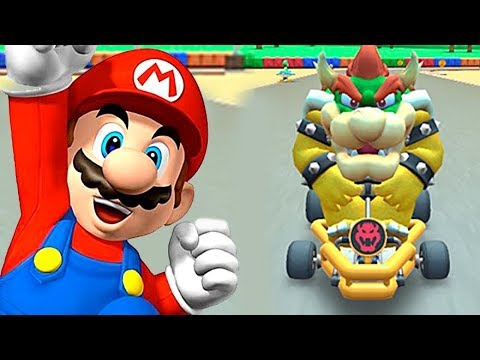 SUPER MARIO KART ROUND #1 Mobile game for kids! Kids need to SPTV Mario Kart Tour