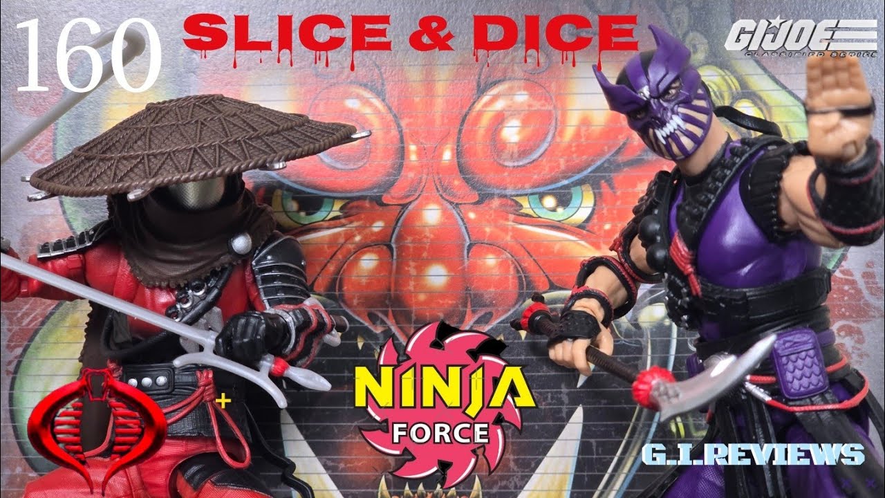 GI Joe Classified Series Slice N Dice Ninja Force 2 Pack Review
