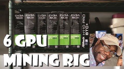 6 GPU Mining Rig Build Open Air Frame
