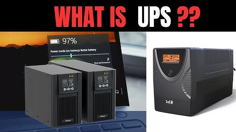 UPS Power Supply Explanations ! Uninterrupted Power Supply