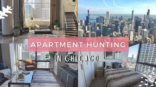 CHICAGO APARTMENT HUNTING | Luxury highrise apartments downtown Chicago