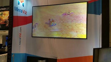 CES 2018 - MiraViz Screen Technology view multi videos on one screen