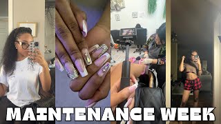 VLOG: MAINTENANCE WEEK | hair, nails, toes, eyebrows + NEW CAMERA