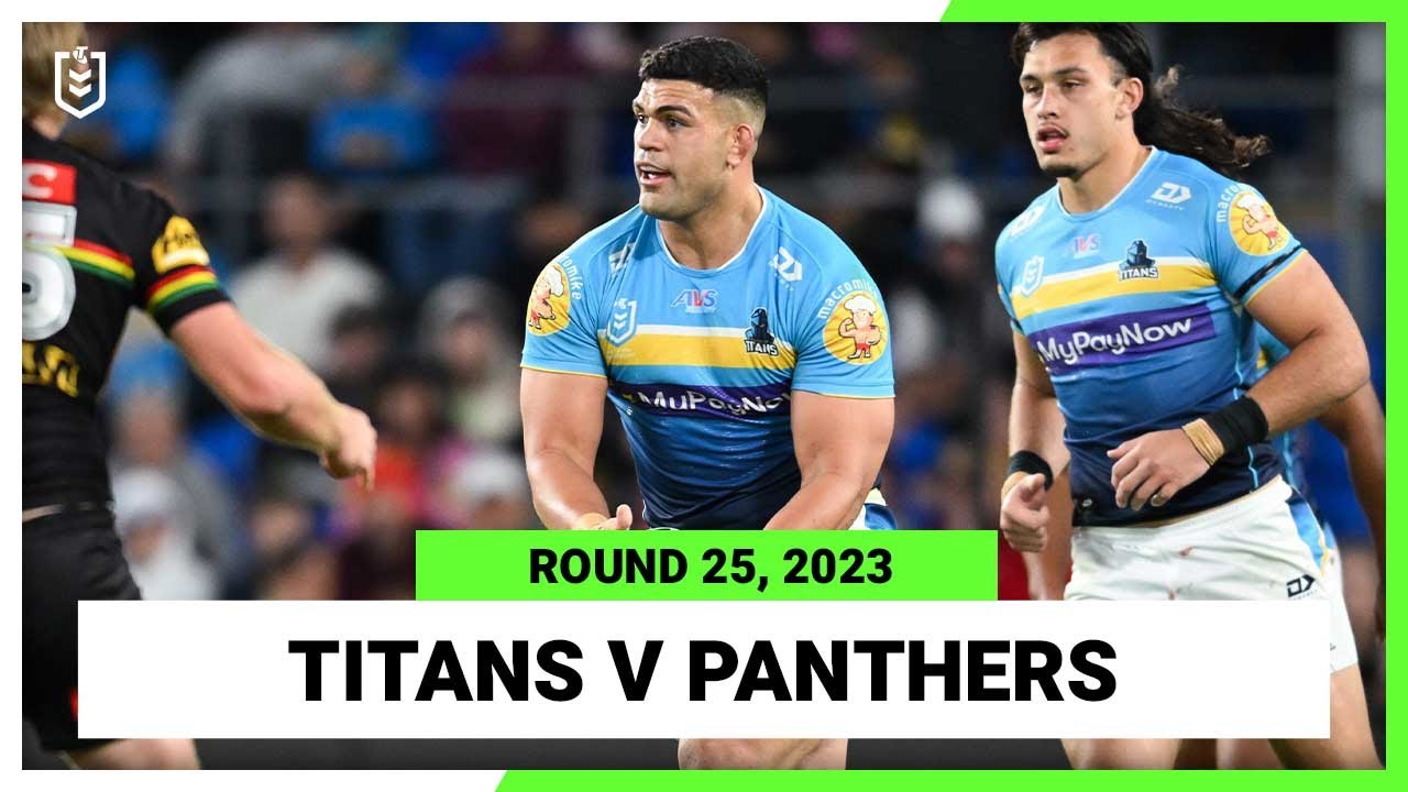 Gold Coast Titans v Penrith Panthers NRL Round 25 Full Match Replay