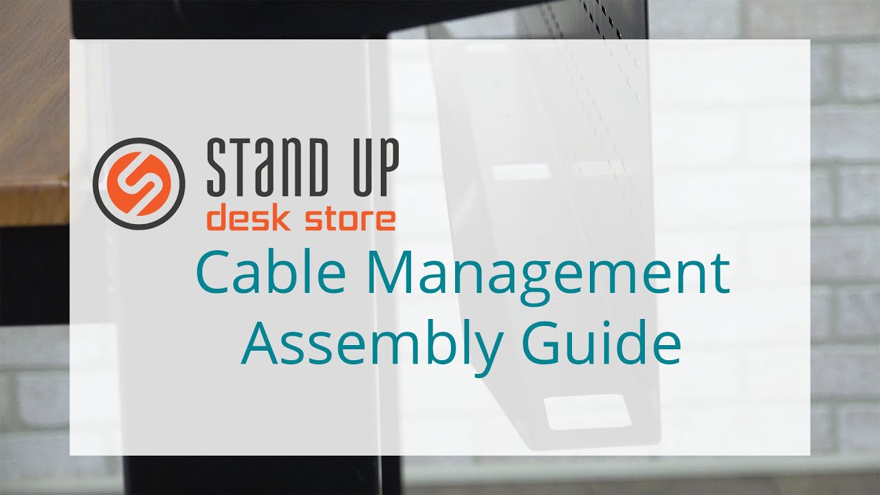 Stand Up Desk Store Under Desk Cable Management Tray Black Horizontal  Computer Cord Raceway And Modesty Panel (white, 51) : Target