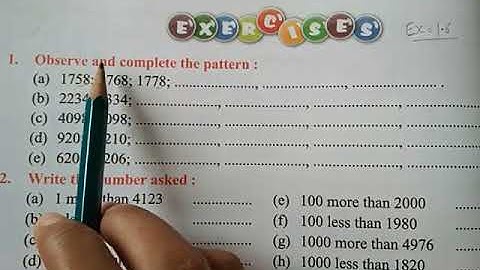 Class-3  Maths(exercise-1.6)