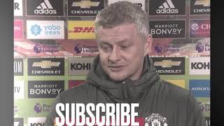 MANCHESTER UNITED VS SHEFFIELD UNITED 1-2 OLE GUNNAR SOLSJKAER POST MATCH INTERVIEW