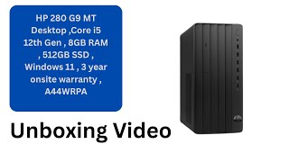 HP 280 G9 Desktop Unboxing | Budget Business PC 2025