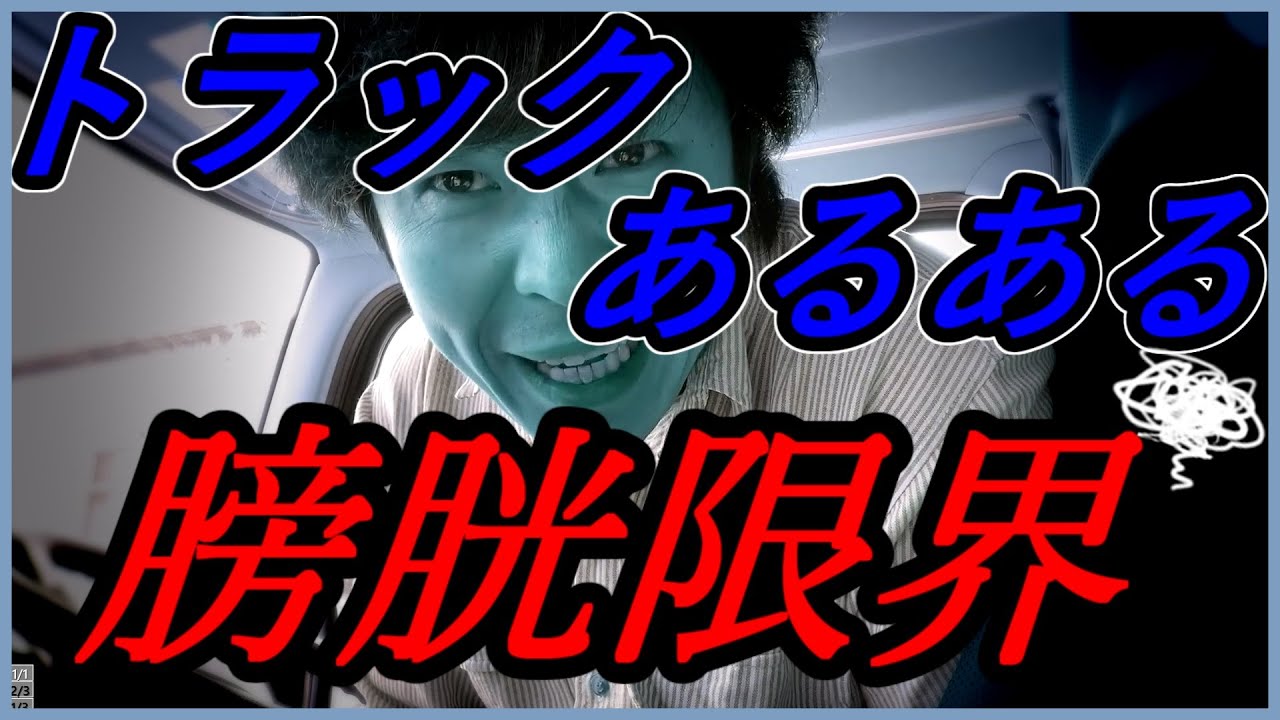 【トラック運転手の1日】トラックドライバーにあるあるトイレ事情、トラック停めれない、マジ！限界膀胱破裂？ YouTube