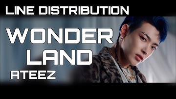 ATEEZ  (에이티즈) - WONDERLAND Line Distribution (Color Coded)