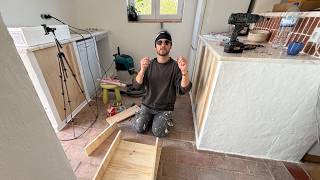 We bought an abandoned ruin by the sea in Portugal - Let’s work the kitchen! #23