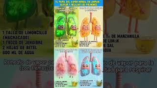 El secreto del vapor herbal: limpiar, aliviar y relajar los pulmones 🌿💨 #healthtips