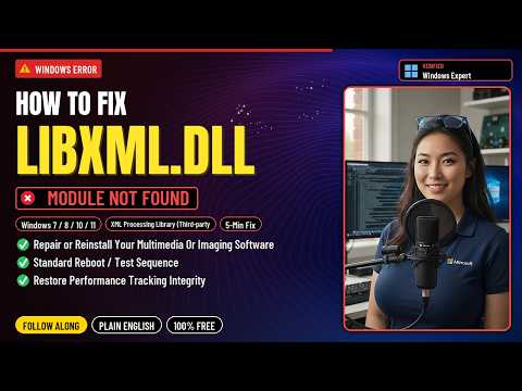 Fix libxml.dll XML Error!