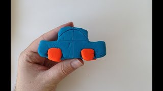 Oyun Hamurundan Kolay Araba - Anaokulu Etkinlikleri , Okul Öncesi Etkinlik - Play Doh Car