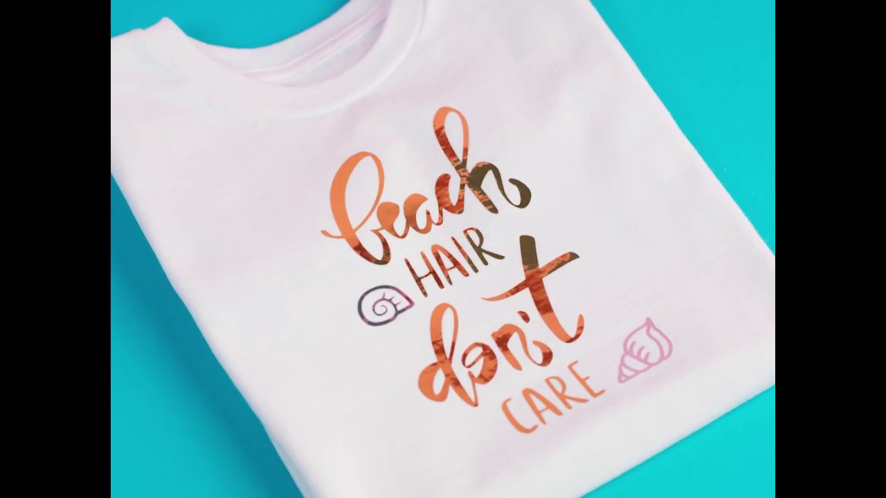 Silhouette Metallic Heat Transfer Youtube