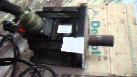 Yaskawa Servo Dive SGDM-30ADA & Servo Motor  SGMGH-30ACA61Test Run Video