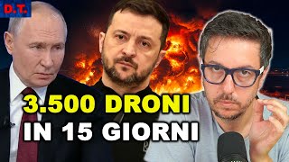 OLTRE 3.500 DRONI RUSSI DA INIZIO SETTEMBRE | MASSICCIO ATTACCO RUSSO A ZAPORIZHIA