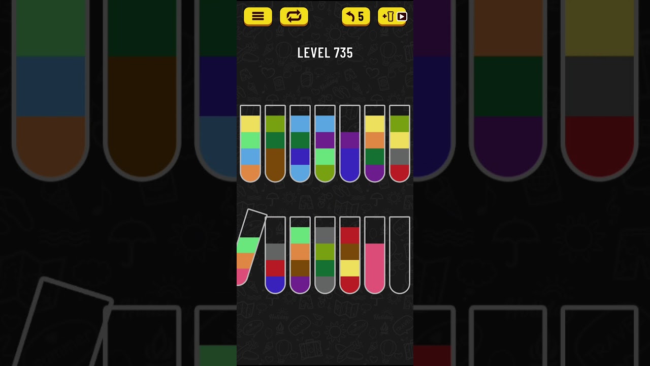 Water Sort Puzzle - level 735