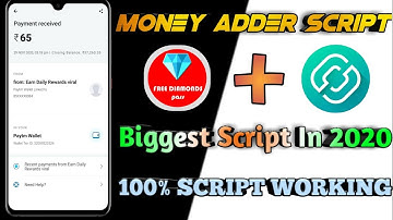 🔥Money Adder Script | Unlimited Free Fire Diamond | Free Diamond Pass App Money Adder Script |