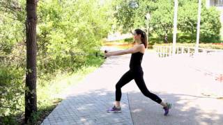 Static Lunge with Band