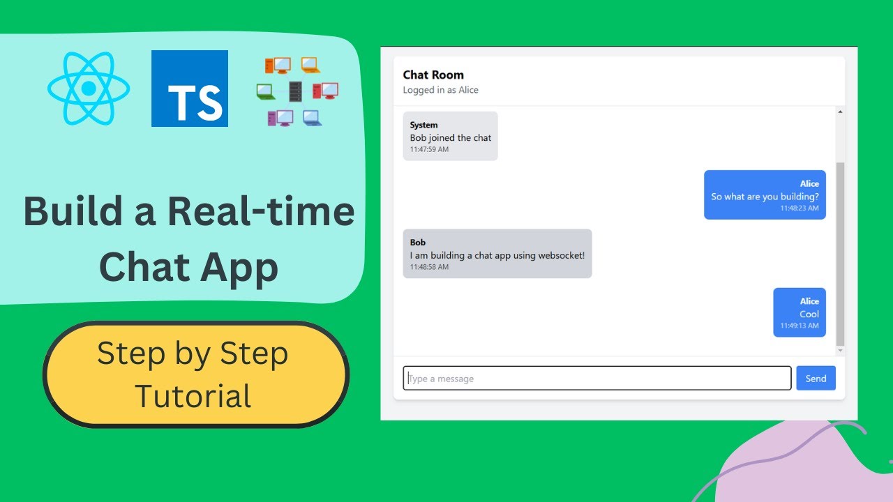 Build a Real-Time Chat App with React, TypeScript & WebSocket | Hindi ...