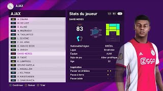PES 2020 AJAX FACES & PLAYER RATINGS PES 2020 AJAX FACES & PLAYER RATINGS