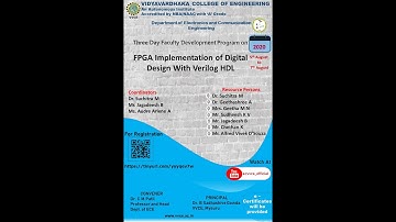 FDP on FPGA Implementation using Verilog HDL | Day 3 Video 3 | Department of ECE | VVCE