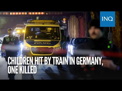 Children hit by train in Germany, one killed