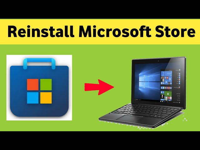 Microsoft Store Ko Reset or Reinstall Kaise Kare Windows 10/11 class=