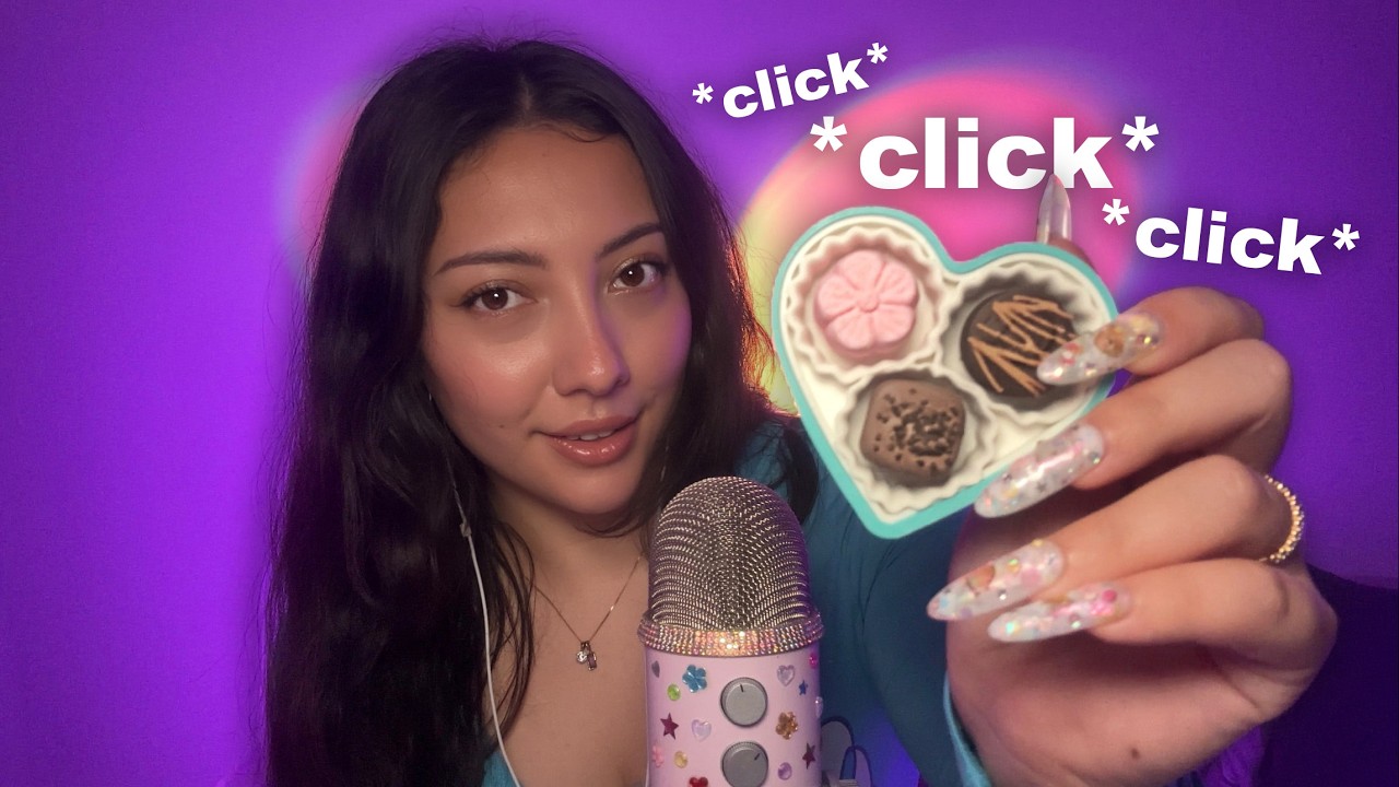ASMR with aesthetic fidget clickers