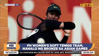 PH women's soft tennis team, nanalo ng bronze sa Asian Games screenshot 3