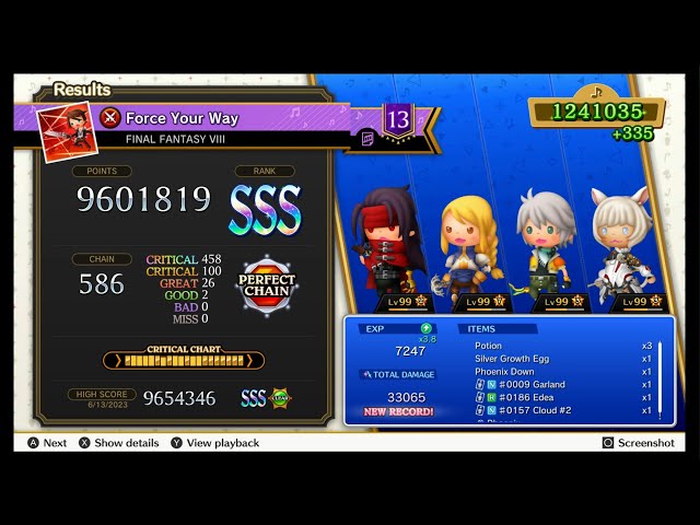 Theatrhythm Final Bar: Force Your Way Supreme Perfect Chain! class=