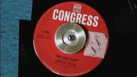 Shirley Ellis "The Name Game" 1964, Congress Records