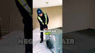 Negative air unit on an asbestos site! #renovation #construction #demolition #tools #remodelling