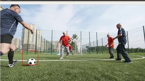 Football Tracking in a Video  Using Object Tracking In OpenCV with Python