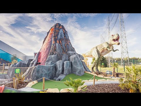 Dino Falls Adventure Golf    ||Mini Golf Club #dinopark  #Manchester . jurassic park