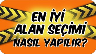 ALAN SEÇİMİNDE DİKKAT ETMEN GEREKENLER ‼️ |  EN İYİ ALAN SEÇİMİ 👈